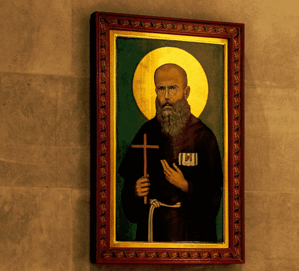 Saint Maximilian Kolbe. The Knight of the Immaculate.