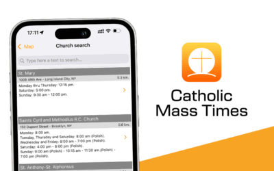 How Do I Search for Masses by Time in Catholic Mass Times?
