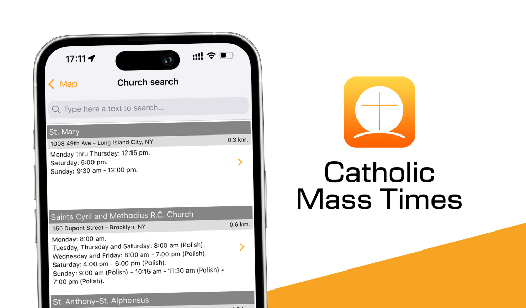How Do I Search for Masses by Time in Catholic Mass Times?