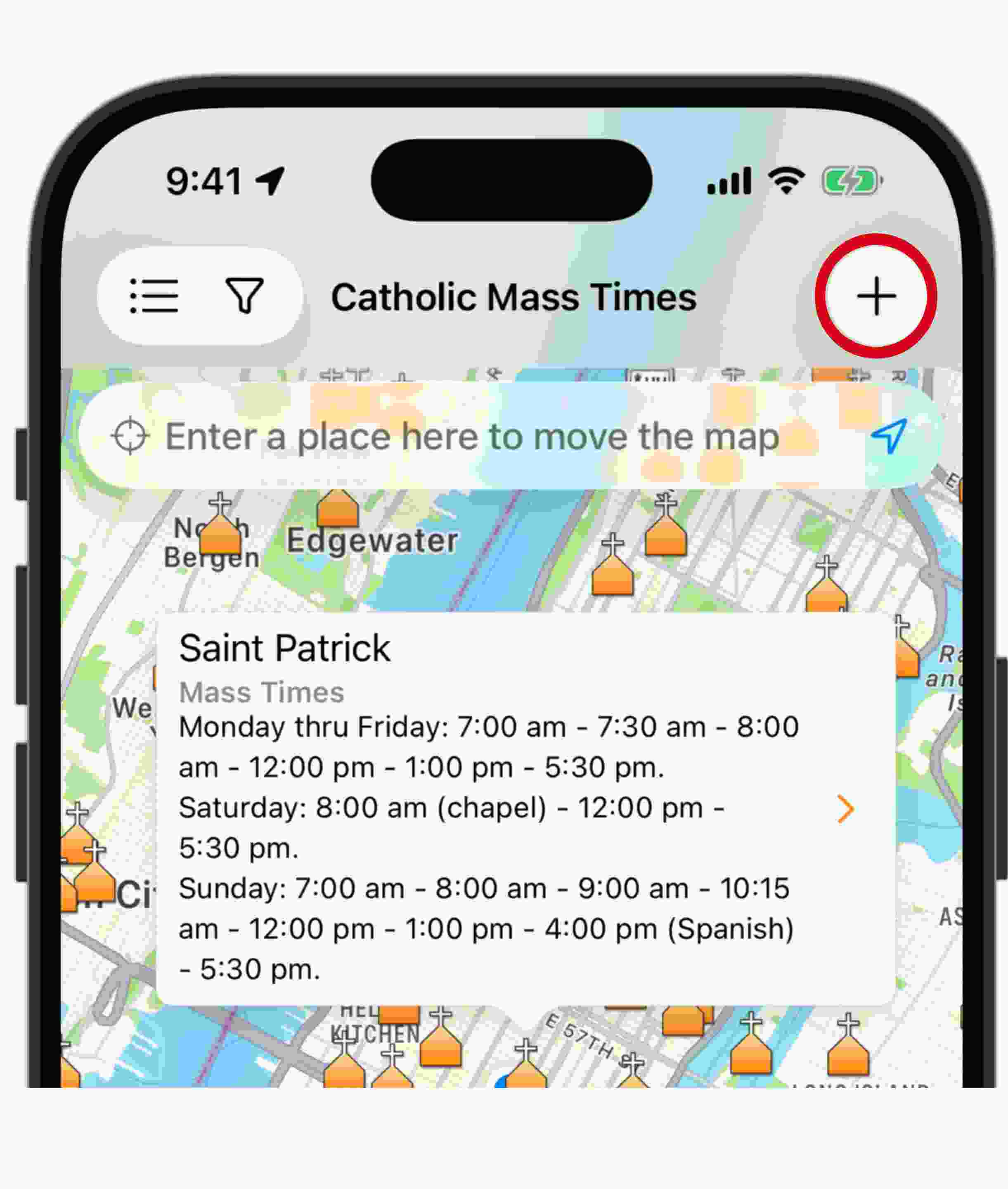 Add a Church - Catholic Mass Times App - Catholic Mass Times