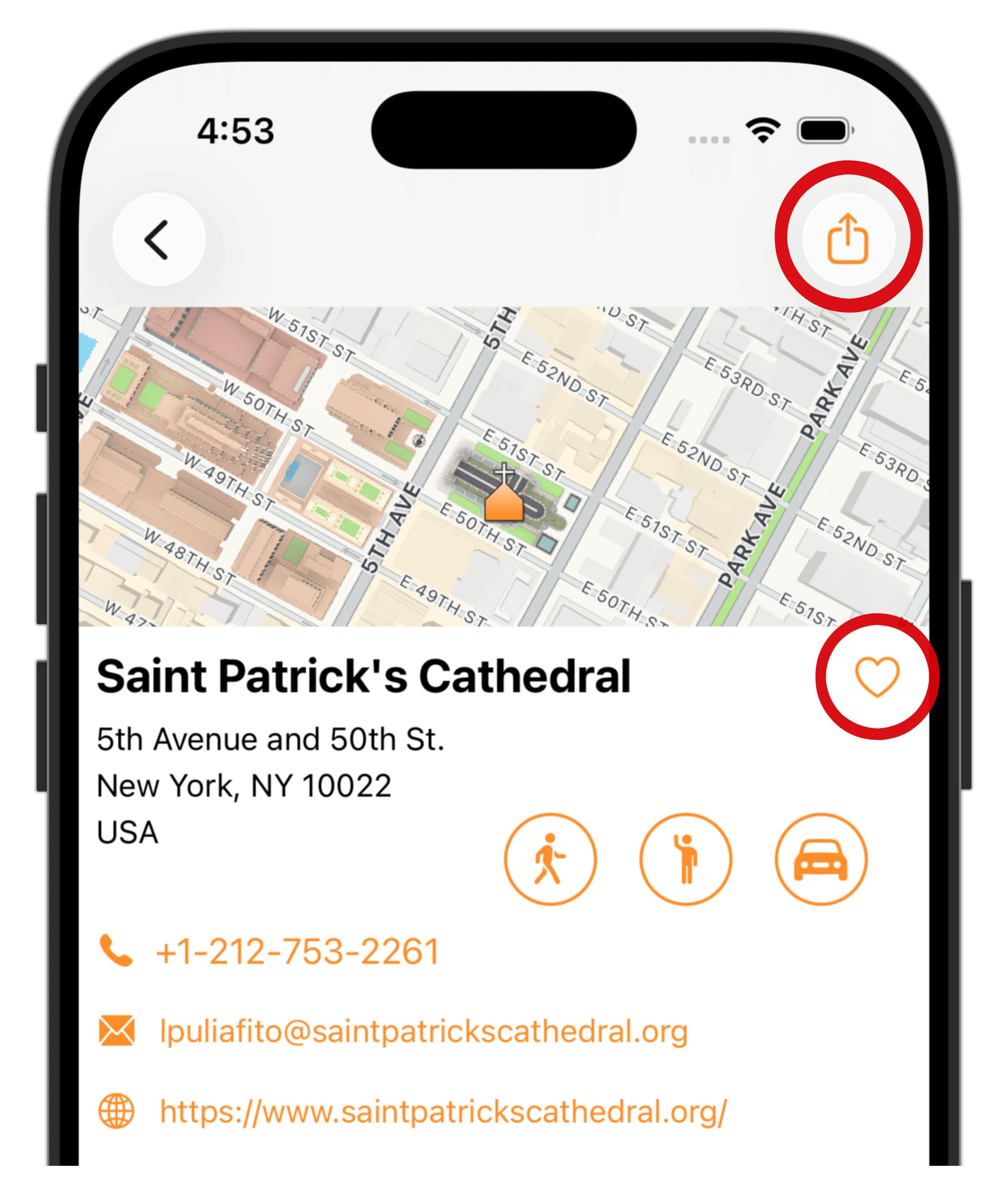 Share and Save Church - Catholic Mass Times App - Catholic Mass Times